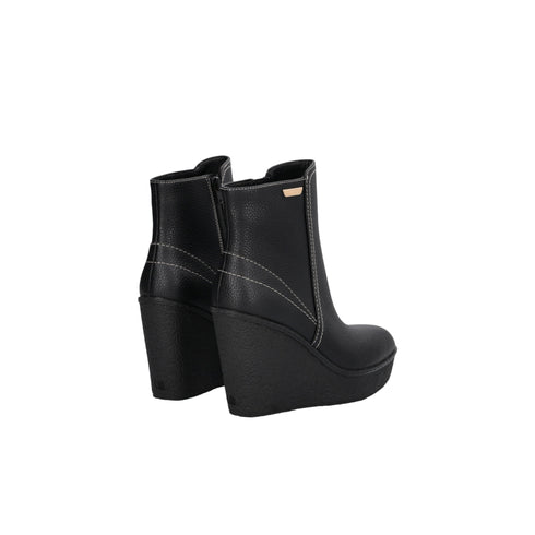 Stivaletto Donna con cuciture a contrasto e chiusura zip laterale